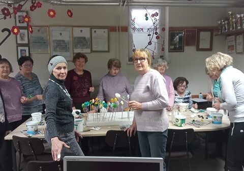 Sončnice pri svojem delu