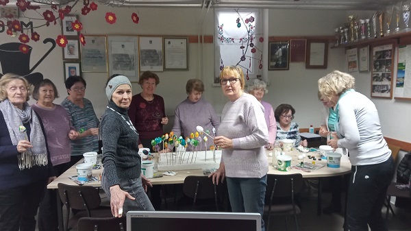 Sončnice pri svojem delu