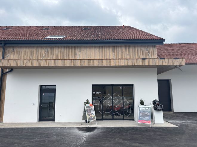 zunanjost Lesoteka trgovine v Šentjanžu pri Dravogradu